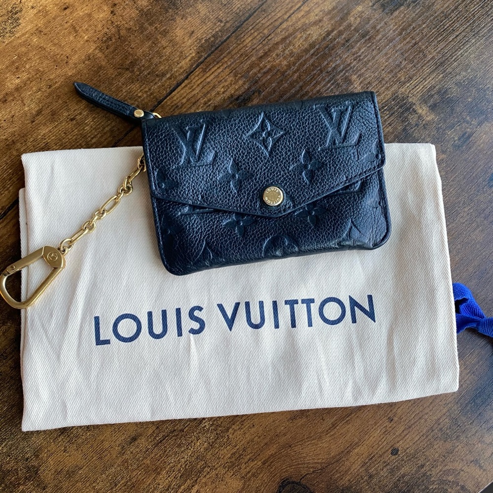 Louis Vuitton empreinte key pouch wallet